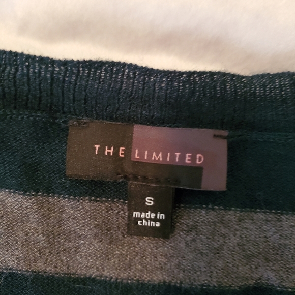 The Limited Green and Blue Sweater - Picture 7 of 8